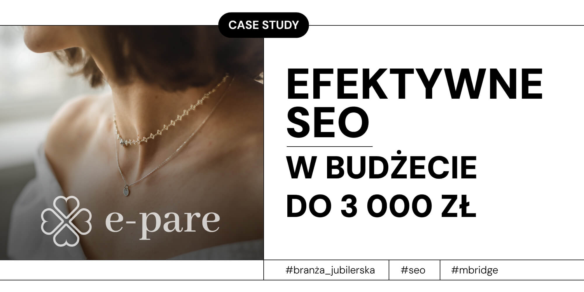 Cover do Case Study o efektywnym SEO E-pare.net